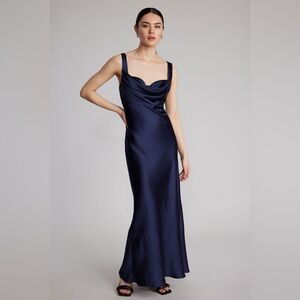 Dynamite clothing cowl neck corset maxi dress